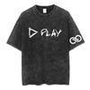 Vintage Washed Ed Sheeran Play Tour 2025 T Shirt Cotton Casual Short Sleeve Tshirts Men Women Fashion Hip Hop Oversized Tshirt