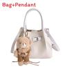 Pu Bucket Bag For Women With Zipper Closure And Inner Pockets For Daily Use