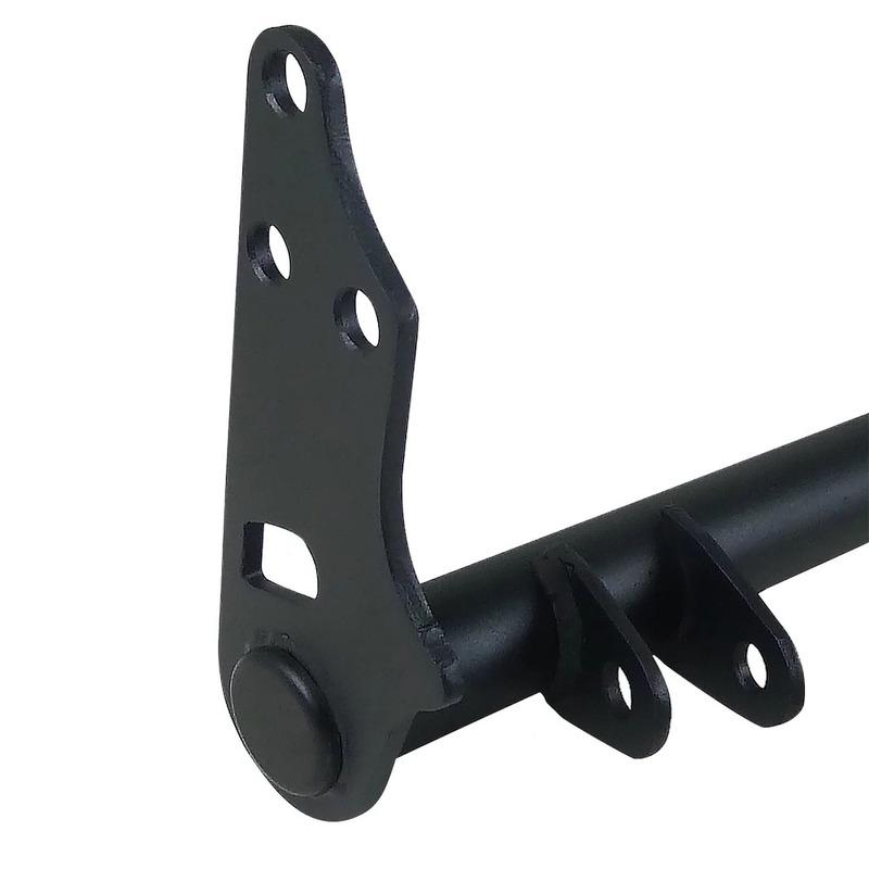 Car Front Traction Control Tie Bar Kit For 1988-1991 Honda Civic / CRX - Black Suspension Performance Accessorie