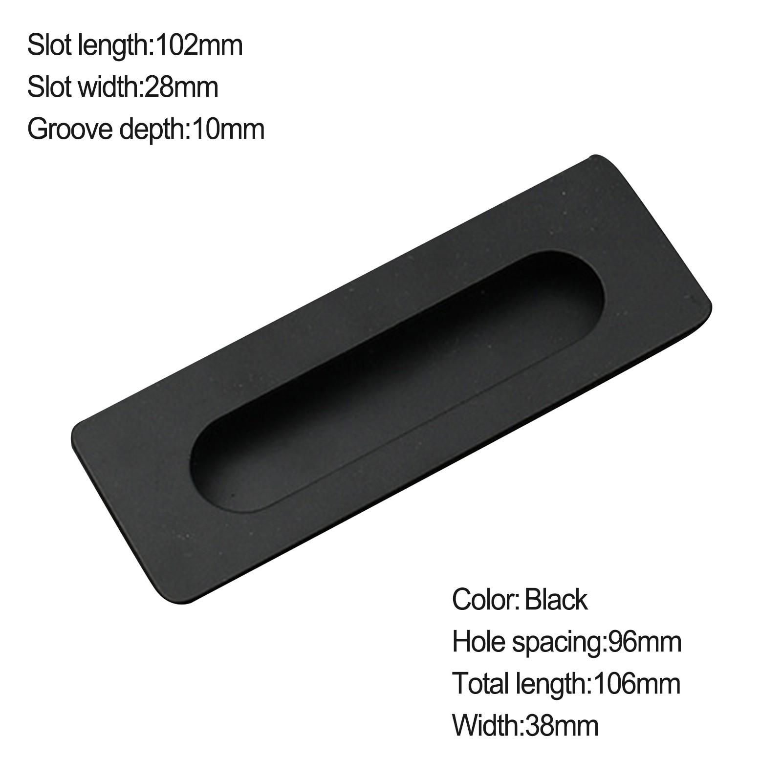 

1 шт. Ручка шкафа Практичная утопленная ручка с прорезями