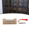 Exquisite Brass Antique Padlock Carved Key Included Chinese Old Style Padlock Furniture Lock Cabinets