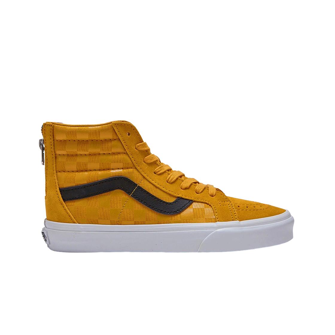 

Vans Sk8-hi Reissue Zip Tonal Check Golden Yellow 235