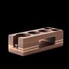 Walnut Wood 5-Hole Coffee Tamper Station