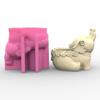 3D kvetináč na slony Silikónová forma Forma na epoxidovú živicu Držiak na kvetináče Betónová Sadrová forma