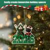 Christmas Tree Decorations pendant 2D flat acrylic Cute Cat 2026 Pendants Animal Car Interior Rearview Charm Home Ornaments