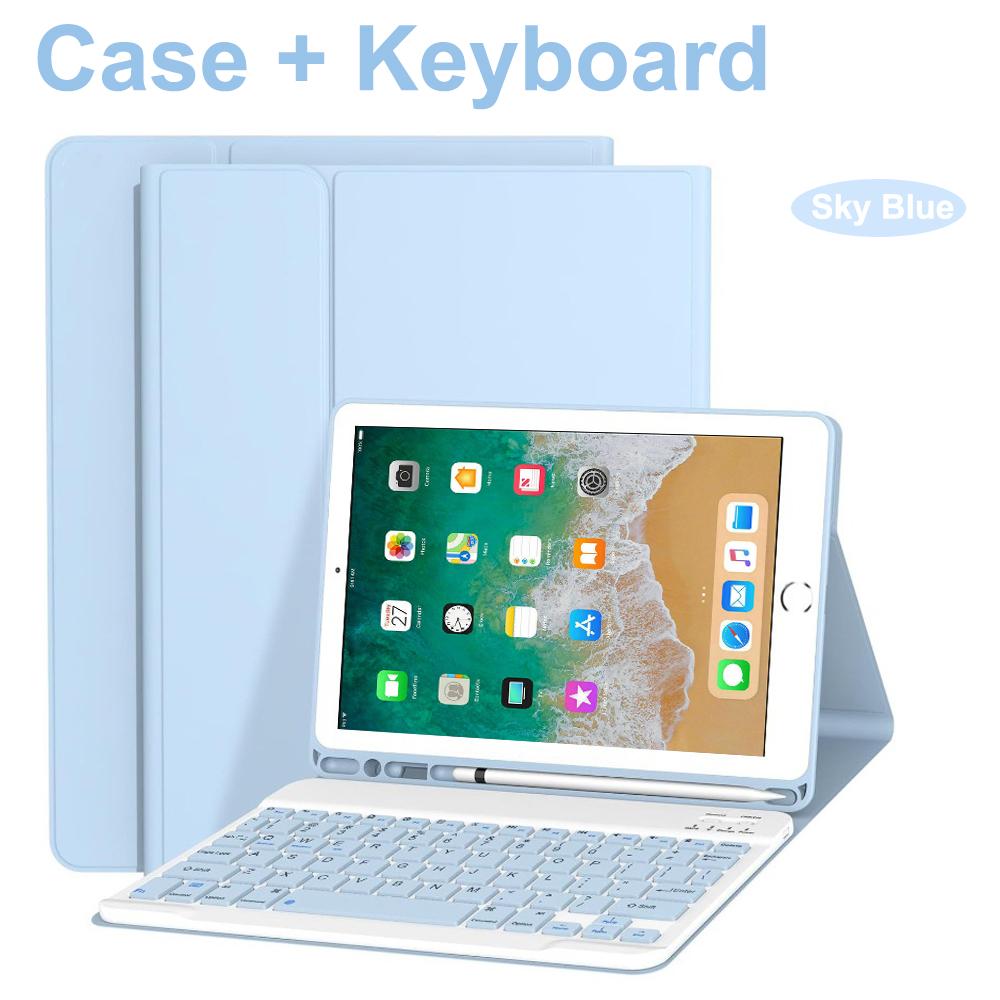 Case for iPad 5th 6th 9.7-inch,Bluetooth Keyboard Cover for Air 1st 2013 Air 2nd 2014 Pro 9.7 Inch