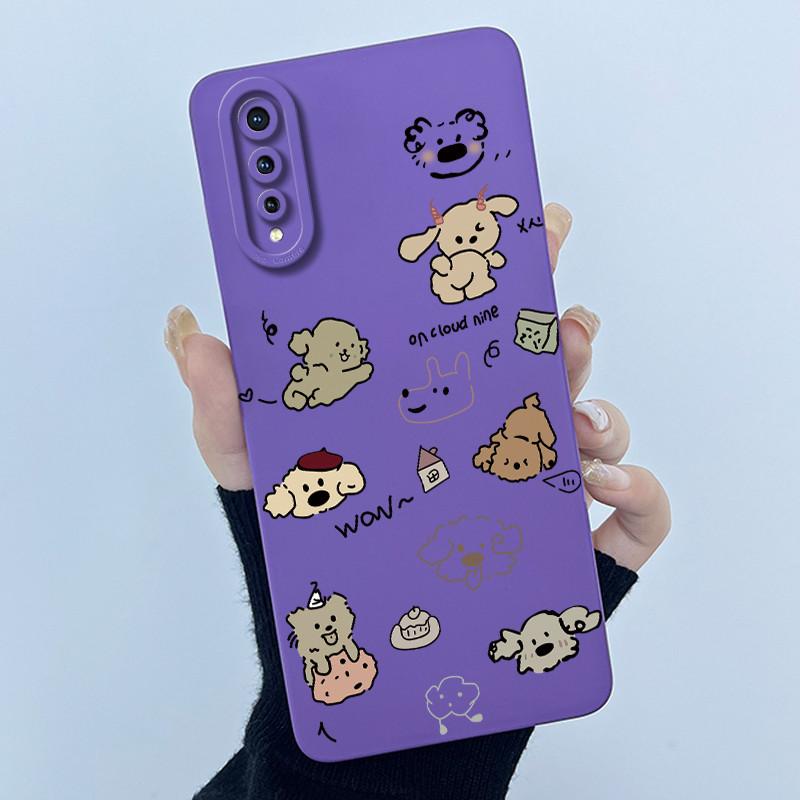 New For Vivo S1 1907 Case Lovely Cartoon Cat Liquid Silicone Soft TPU Shockproof Back Cover For Vivo V17 Neo VivoS1 Phone Case