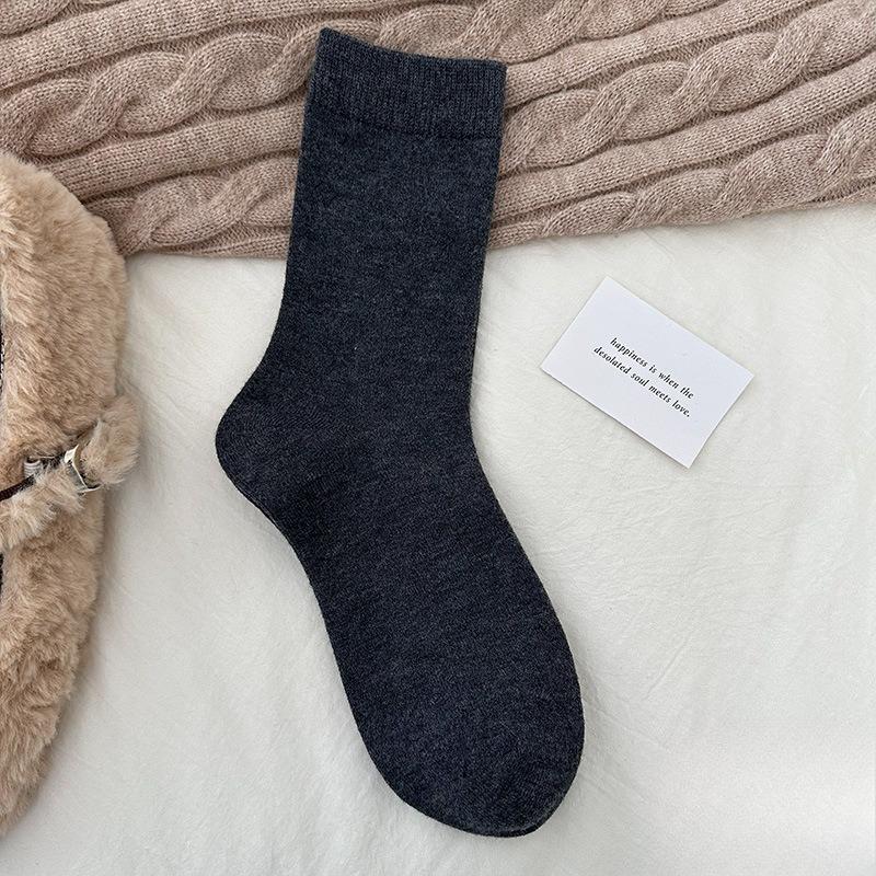 Winter Wool Socks - Children's Silk From Silkworms, Moisturizing, Antibacterial, Deodorizing, Mid-calf Socks, Warm, Without Bones