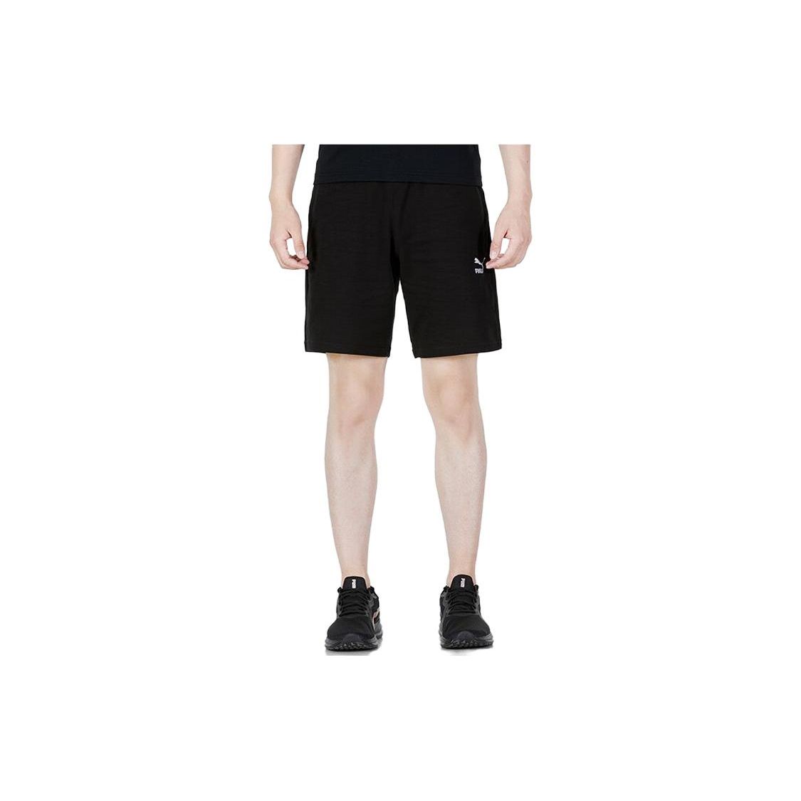 

Puma Loose Knit Breathable Casual Shorts Men shorts Black 2023Q1-531371-01 XXL