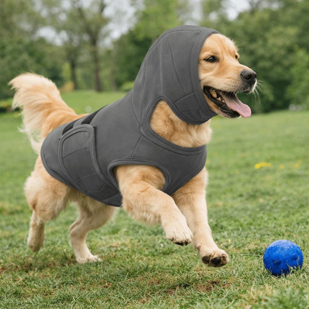 Reflective Strips Dog Soothing Clothing Elastic Dog Emotion Calming Vest  Medium Large Dog