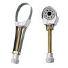 Adjustable Oil Filter Wrench Car Auto Oil Filter Removal Tool 60-120mm Diameter Adjustable Strap Wrench for Car Motorcycle Maintenance