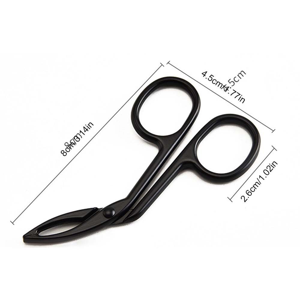 Accessories Straight Pointed Beauty Tools Elbow Hairs Puller Tweezers Clip Scissors Eyebrow Pliers