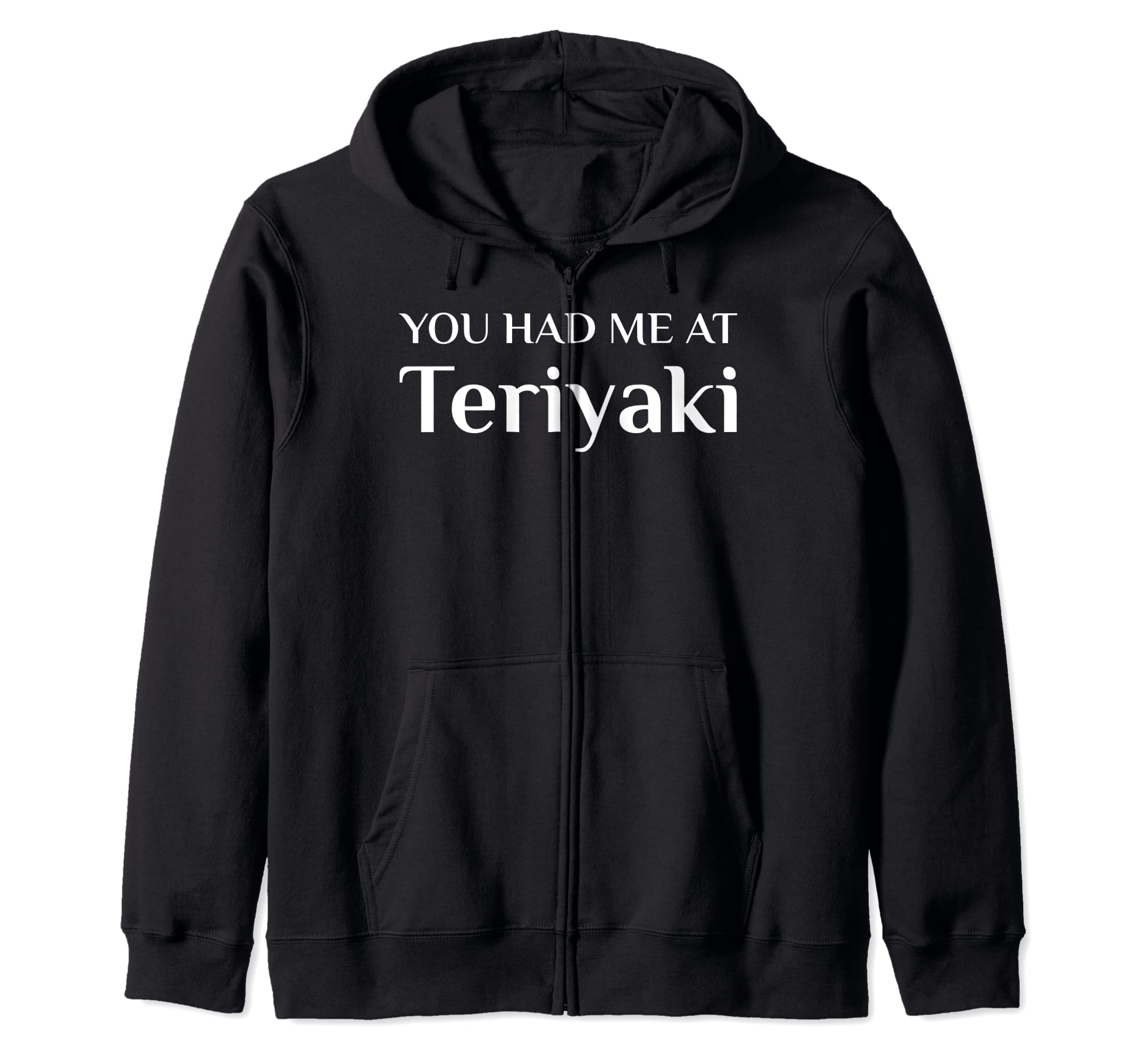 

The hattest mich bei teriyaki funny Japanese food fan zip hoodie чорний