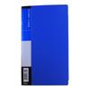 Nakabayashi Business Card Holder 3 Pockets on One Side/240 People Blue CB5073-B