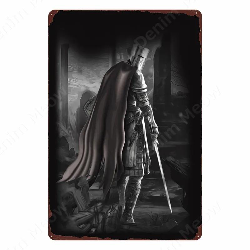 The Crusaders Vintage Metal Tin Sign, Bar, Club, Cafe, Home, Bedroom, Wall Decoration, Cruciata Art Poster, Catholicism Plaqu