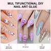 1PC 5D Nail Sculpting Clear Gel 30g Molding Gel Nails Liner Gel Embossed Candy Gel Nail Decoration Jewelry/rhinestonnes Sticky Gel