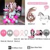39pcs Pink Western Cowboy Foil Helium Balloon Boot Shape Hat Horse Racing Photo Props Cow Air Globos Birthday Party Supplies