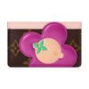 Korea Limited Edition Monogram Mascot Exterior Coated Canvas Card Holder Women Card Holder Brown Pink M26625