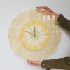 2024 New Acrylic Mirror Decorative Clock Islamic Calligraphy Decoration Silent Wall Decor Home Clock Clock Wall 3D Pendulum