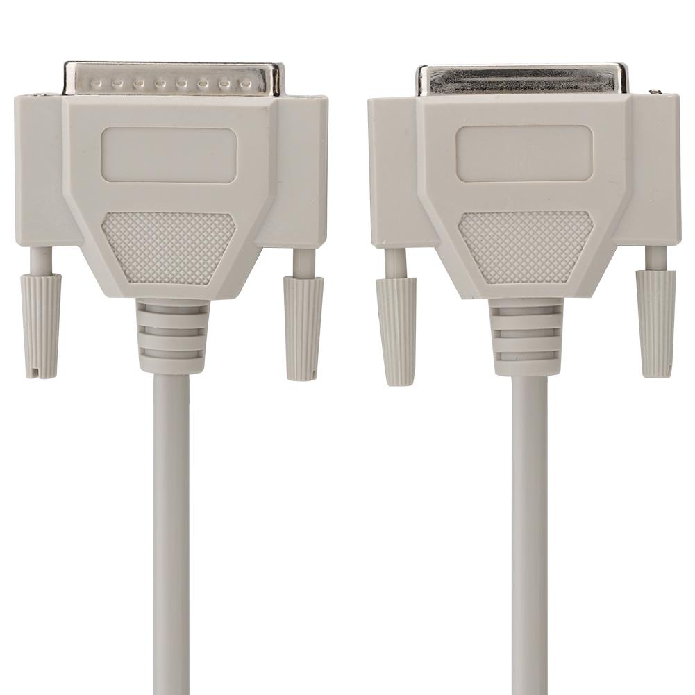 DB25 Serial Cable 25 Pin Extension Cable Printer Copier Data Line Male To Female