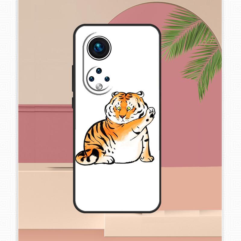 fat tiger Cartoon Funny Case For Honor Magic 8 Pro 7 6 5 Lite Honor 200 400 X9c X9b X9a X8b X8a X8c 50 70 90 Cover