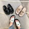[Shei Su Yinyin] Classic Replica~ Ke * Lock Thick-soled Toe Casual Flip-flops Shoes for Women's Summer Wear