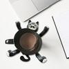 3D Print Heat-Resistant Cat Coasters Waterproof Tabletop Protection Animal Shaped Funny Creative Coasters