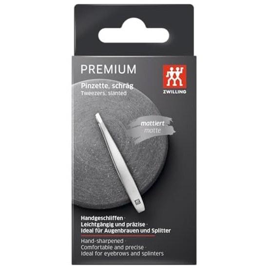 ZWILLING Tweezer Slant (Diagonal Tip) Eyebrow Tweezers