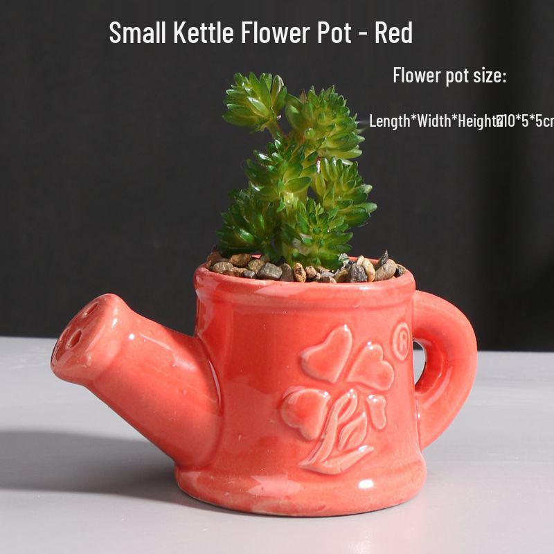 Handmade Ceramic Succulent Flower Pot - Creative, Simple, Fresh Design