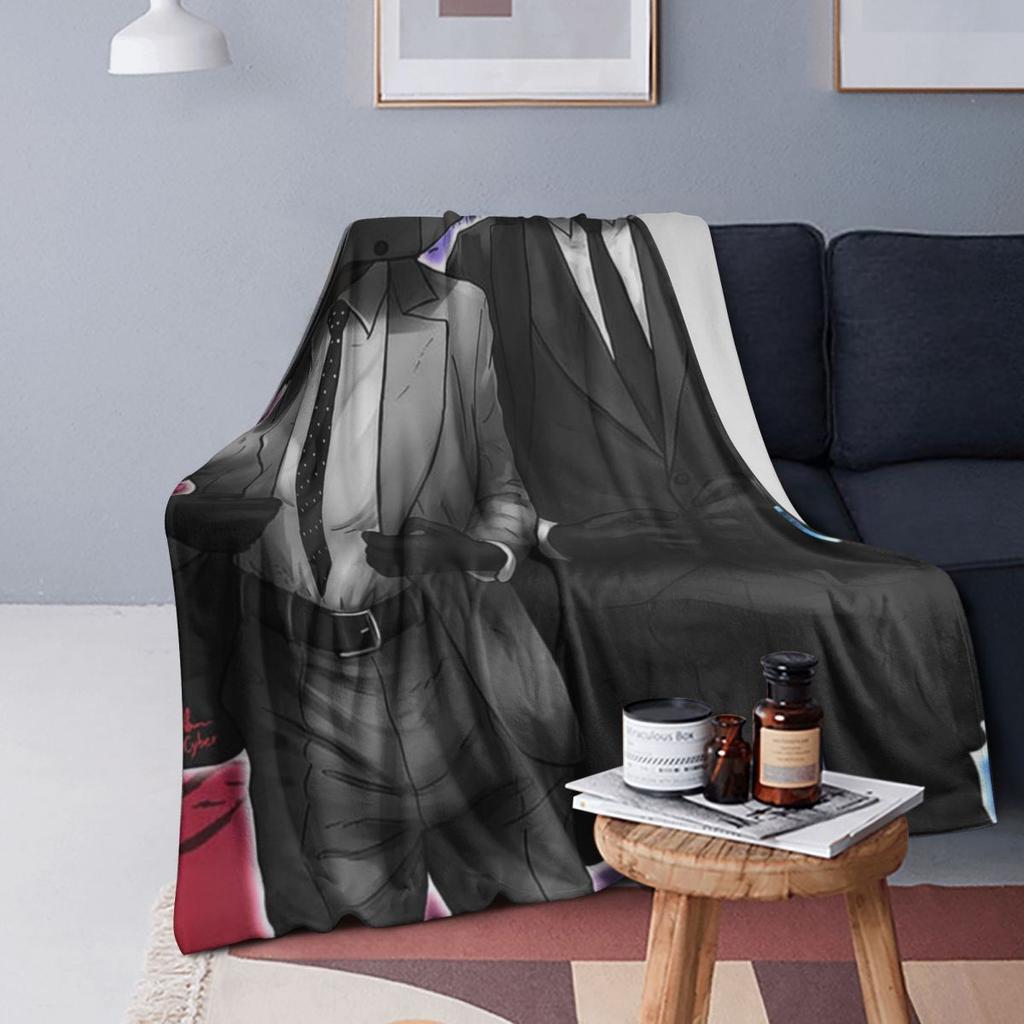 Skibidi Toilet Funny Blanket Soft Warm Flannel Throw Blanket Cover for Bed Living Room Picnic Travel Home Couch