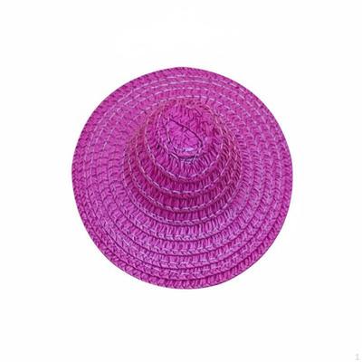 1/6 Scale Doll Hat Boater DIY Decoration for Crafters, Craft Projects, Summer Scenes Rose