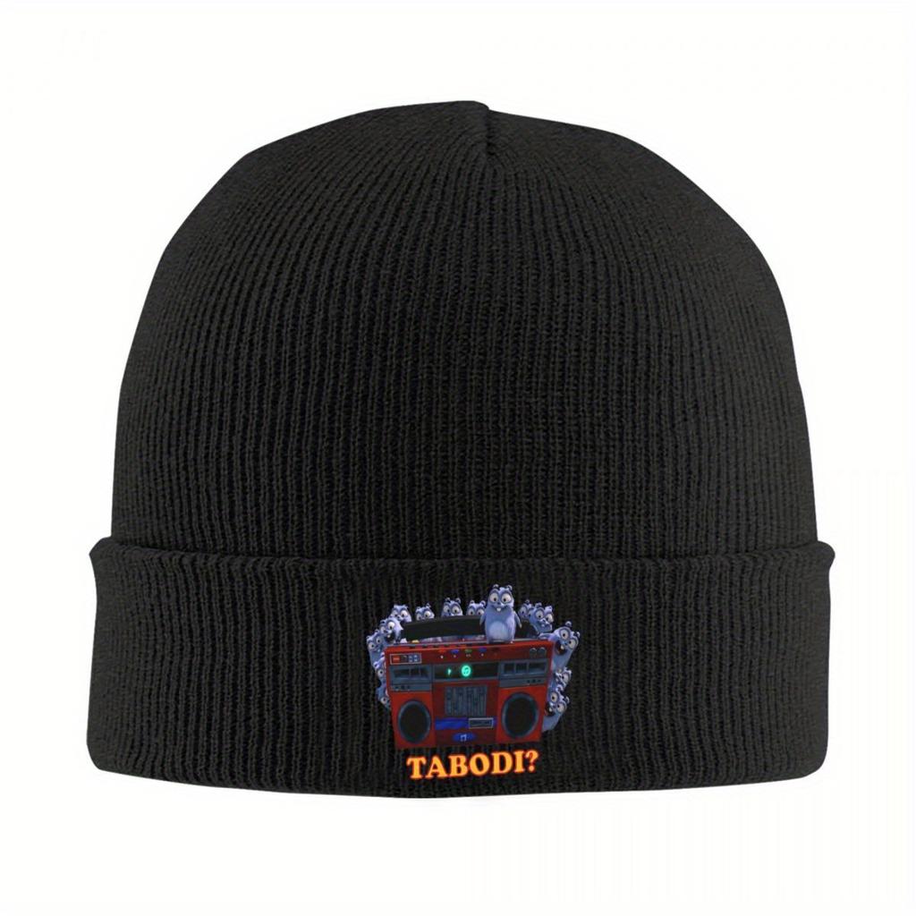 Lemmings Tabodi Warm Knitted Cap Hip Hop Bonnet Hat Autumn Winter Outdoor Beanies Hats for Unisex Adult