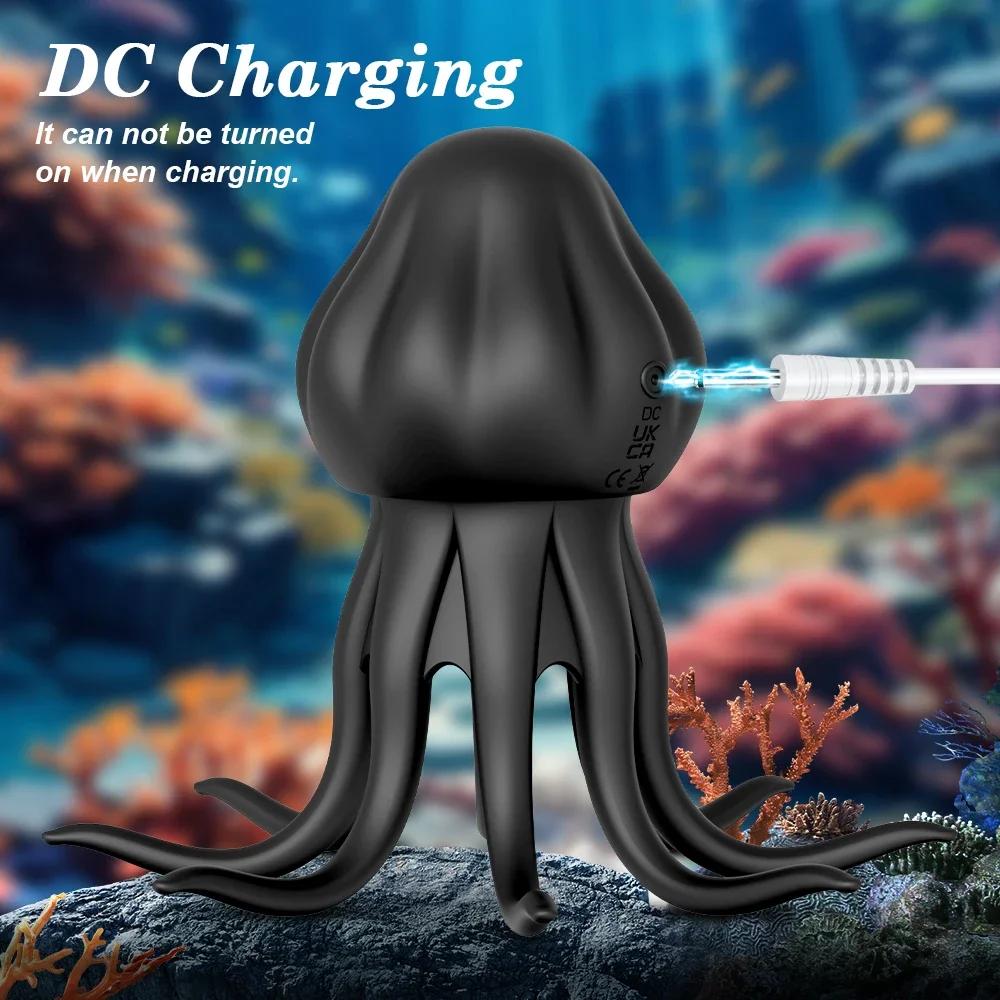 Male Masturbator Penis Glans Jellyfish Electric Glans Trainer Masturbation Tools Vibrator Penis Massager for Men Adult Sex Toys