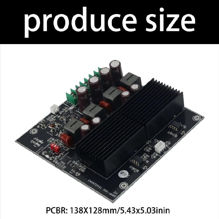 Double Cores Stereo Amplification Board 600W+600W Auto Energy Conservation Mode Power Amplifier Board