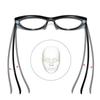  Fashion Eyeglasses Frames for Women Cat Eye Glasses Frame Red White Clear Optical Spectacles Blue Light Blocking Glasses