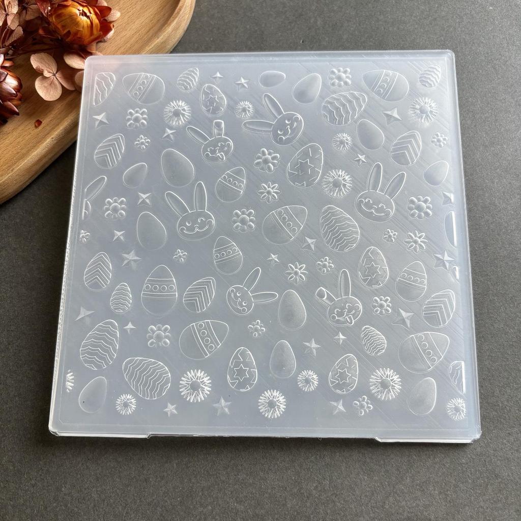 Floral Texture Embossing Molds & Board for Journaling