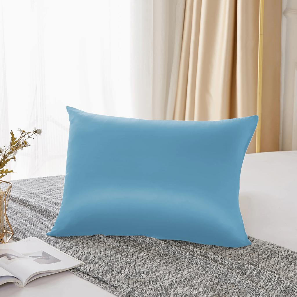25 Momme  Natural Mulberry Silk Pillowcase,Both Sided Pure Silk Pillow Cover Gifts for Women,Pure Silk Pillowcsae For Hair