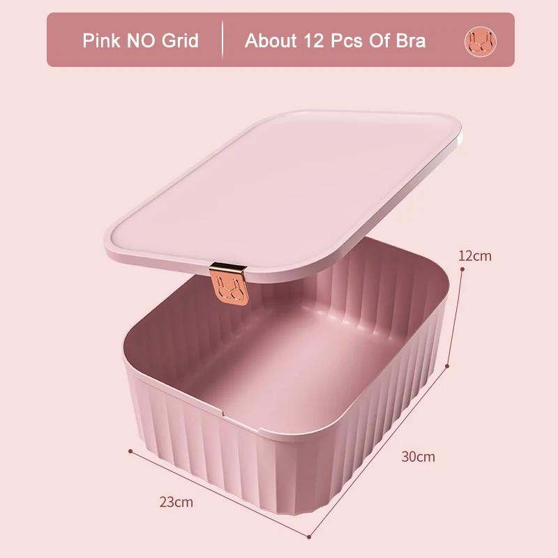New 1PC Underwear Storage Box Home Compartment Bra Underwear Socks Three-in-one Organizer Artifact Drawer Box