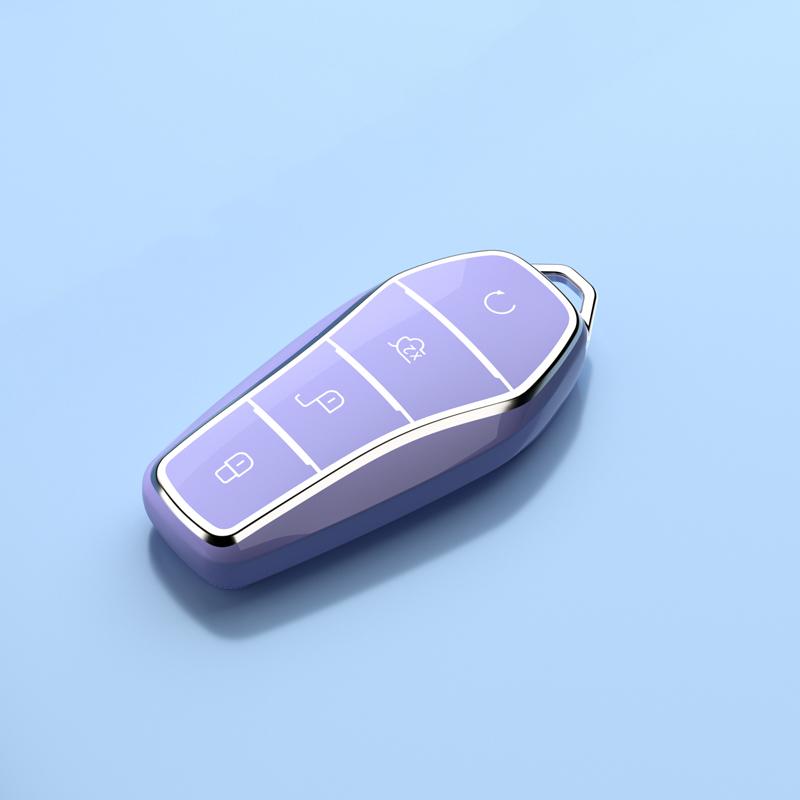 For Byd Song Pro Dmi - Car Key Case Tpu Cover Shell Remote Full Wrap Key Holder Keychain Protector Car Accessories Decor