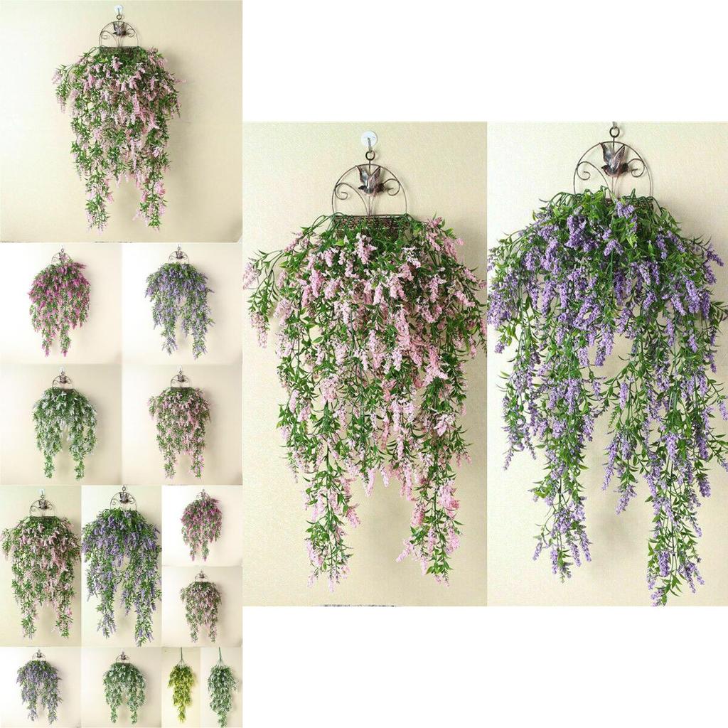 Stunning Artificial Lavender Ivy Flower Vine Garland For Wall Hanging Decor