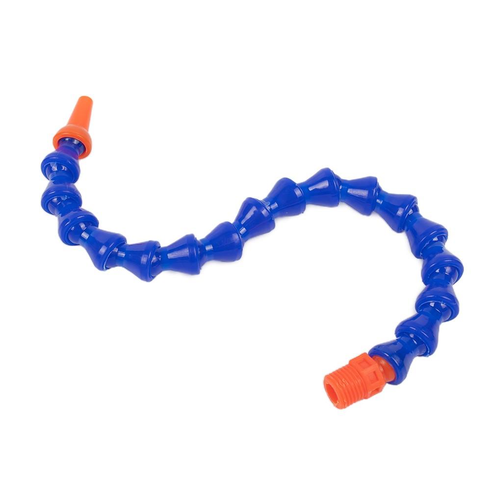 6 st Plast Flexibla Vatten Olje Kylvätskeslangar Runt Munstycke 300mm för Svarv