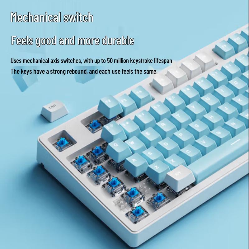 Qianxingzhe MT87 Tri-Mode Mechanical Keyboard