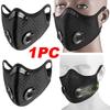 1Pc Sport Face Mask Activated Carbon Filter Riding Mouth Cover PM 2.5 Dustproof Reusable Cardio Sports Mask Cubre Bocas