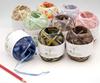 Hamanaka Hand Knitted Yarn Eco Andaria Mix Color Medium Thick 265 Beige 40g 80m 5 Balls Set 0226 Set COL. Approx.