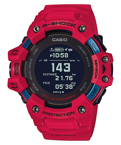 

Casio G-SHOCK Men s Stainless Steel 200M Water Resistant Digital Shock Resistant Quartz Watch GBD-H1000-4 красный