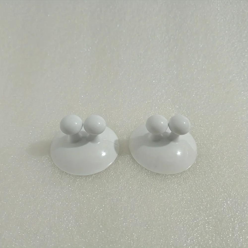

2PCS Toothbrush Suction Cup Wall Mounted Suction Cup Electric Toothbrush Holder No-hole Storage Rack Suction Cup Hooks Shelf