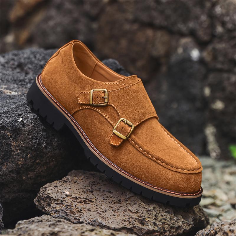 Fashion Suede Leather Man Casual Shoe Office Soft Loafers Classic Designer Slip on Flats Leisure Walk Mens Driving Shoes Soft Moccasins