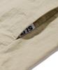 Slit Studio Lettering Windbreaker Jacket Beige
