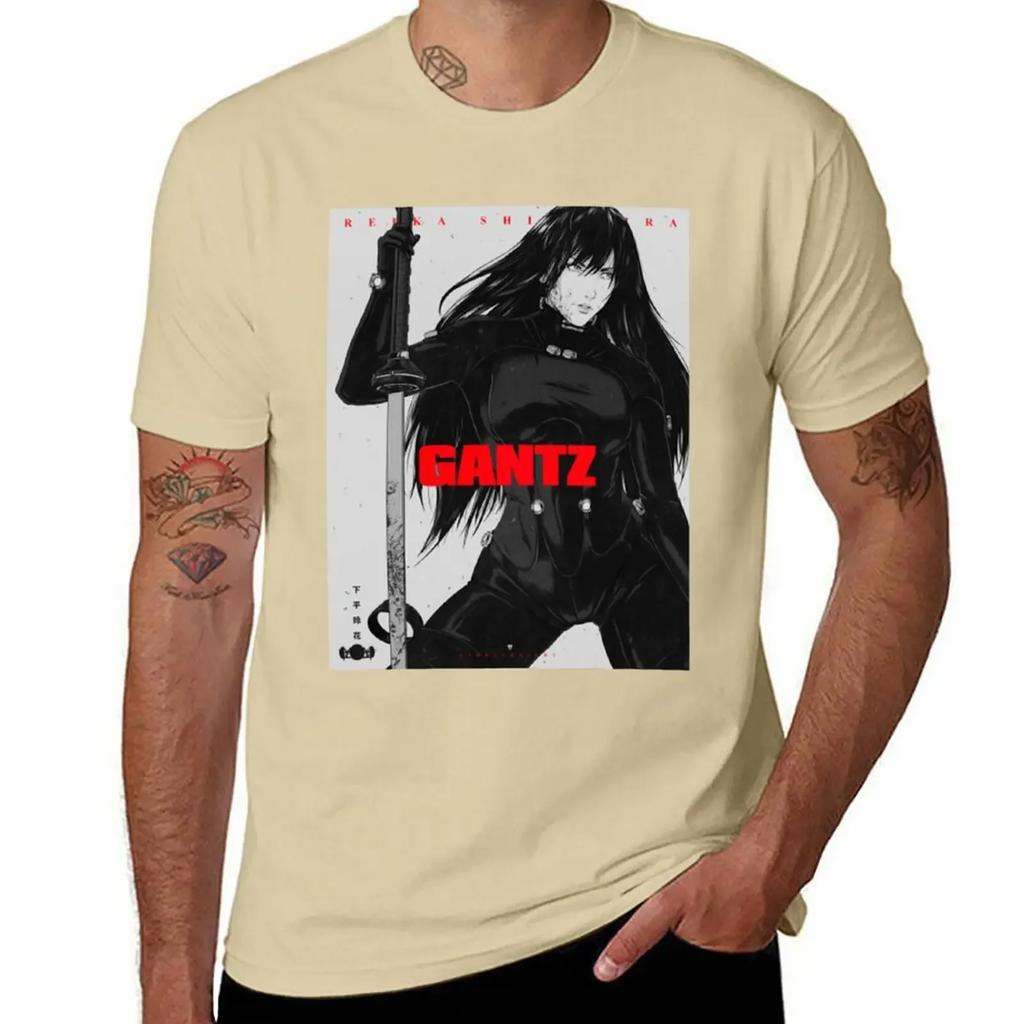 Sweat Unisexs Big and Tall T Shirts Reika Gantz TShirt Oversized Customs Graphic Harajuku Oversized Clothing Summer Funny Style