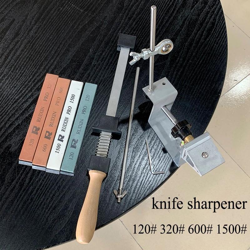New 360 Rotary Knife Sharpener Sharpening System Knife Angle Unchanged Aluminum Alloy Sharpener Diamond Whetstone Set Apex Edge